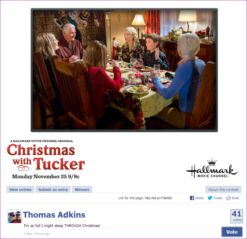 Click here to vote for me in the Caption Contest!