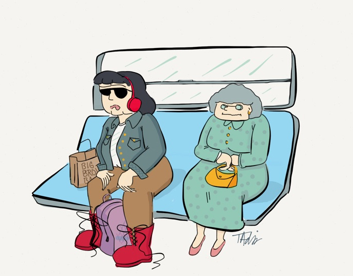 Subway Etiquette Fail